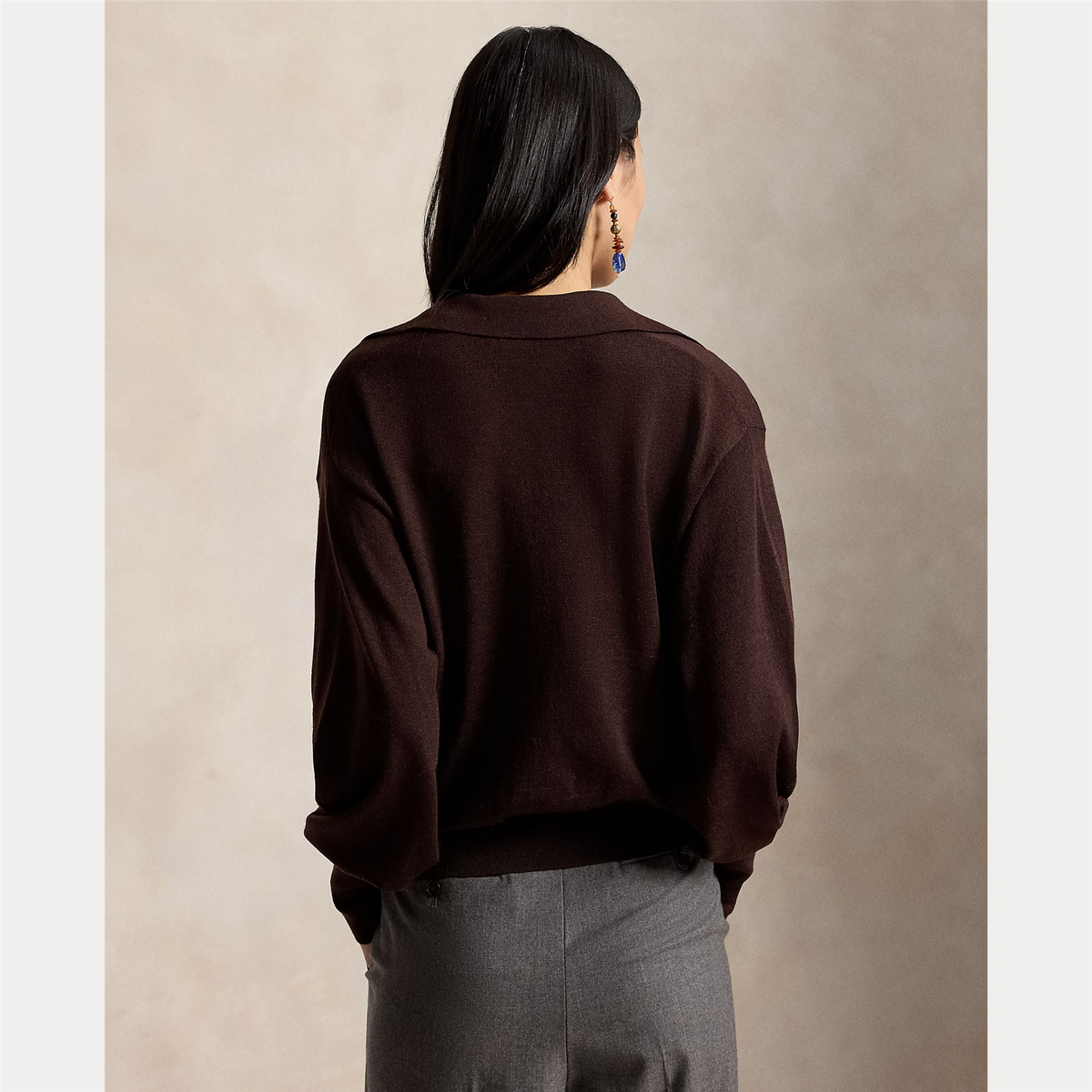 Collar Merino Cardigan