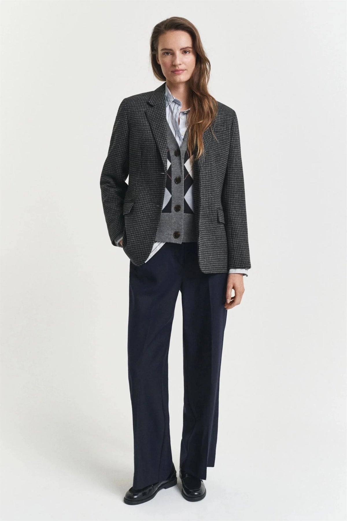 Reg Houndstooth Blazer