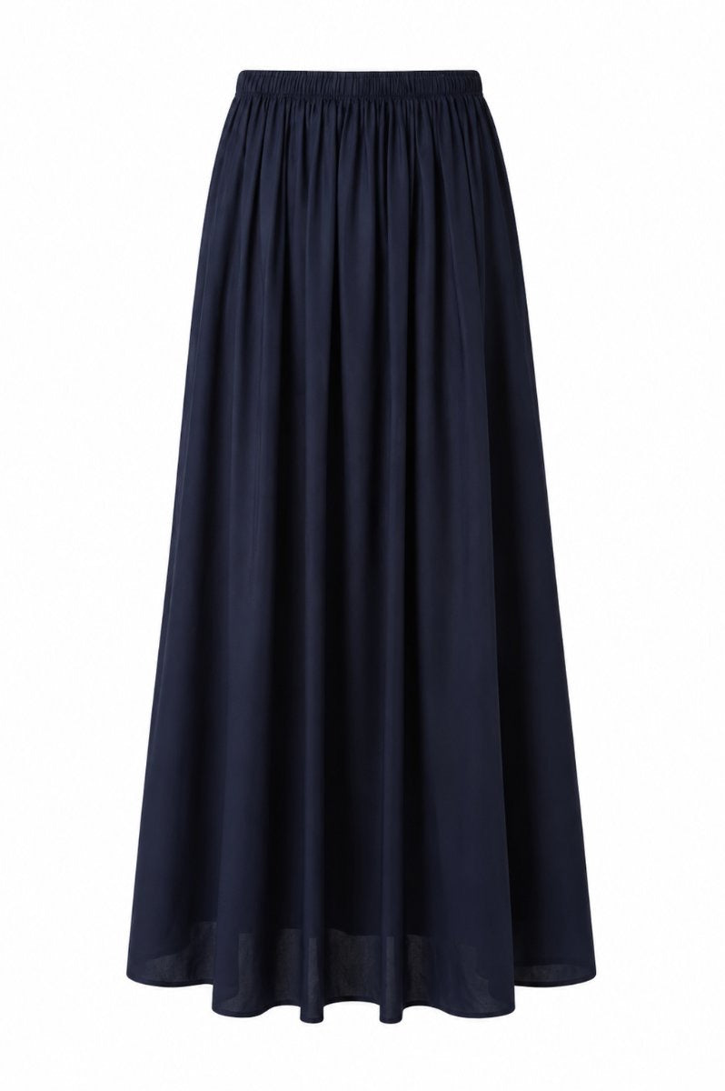 LONG SILK SKIRT