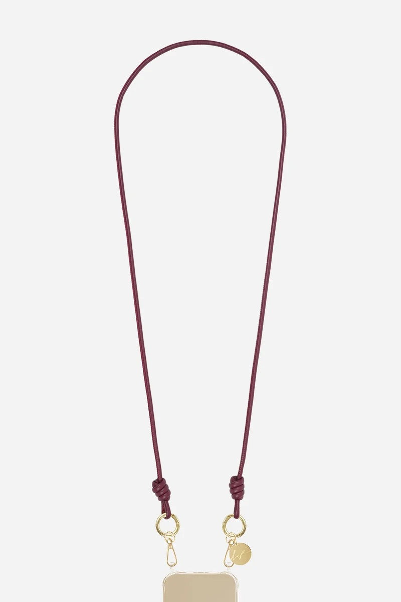 NOLAN CUIR VEGAN BORDEAUX