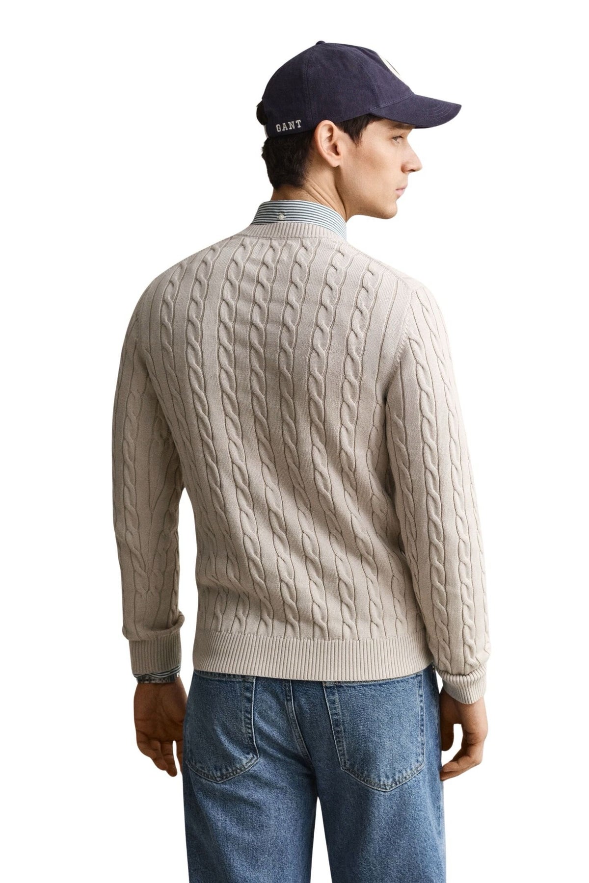 Cotton Cable C-neck