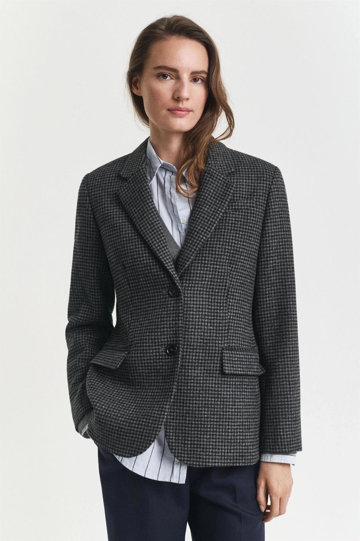 Reg Houndstooth Blazer