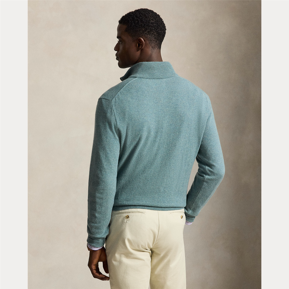 Wool Quarter-Zip Pullover