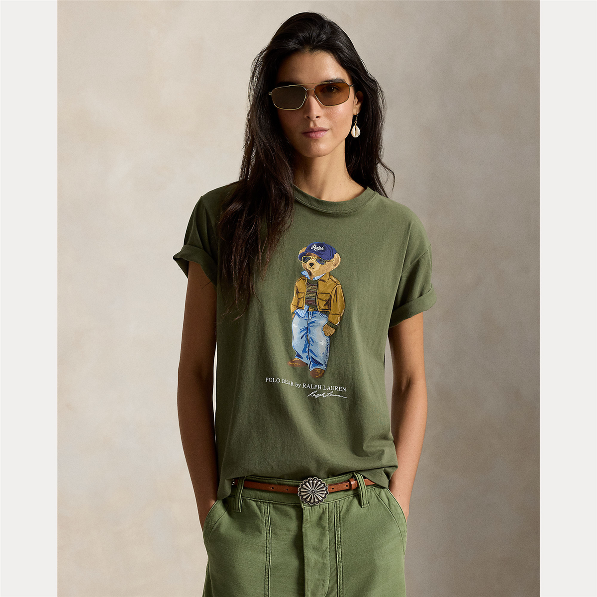 Polo Bear Cotton Jersey T-shirt