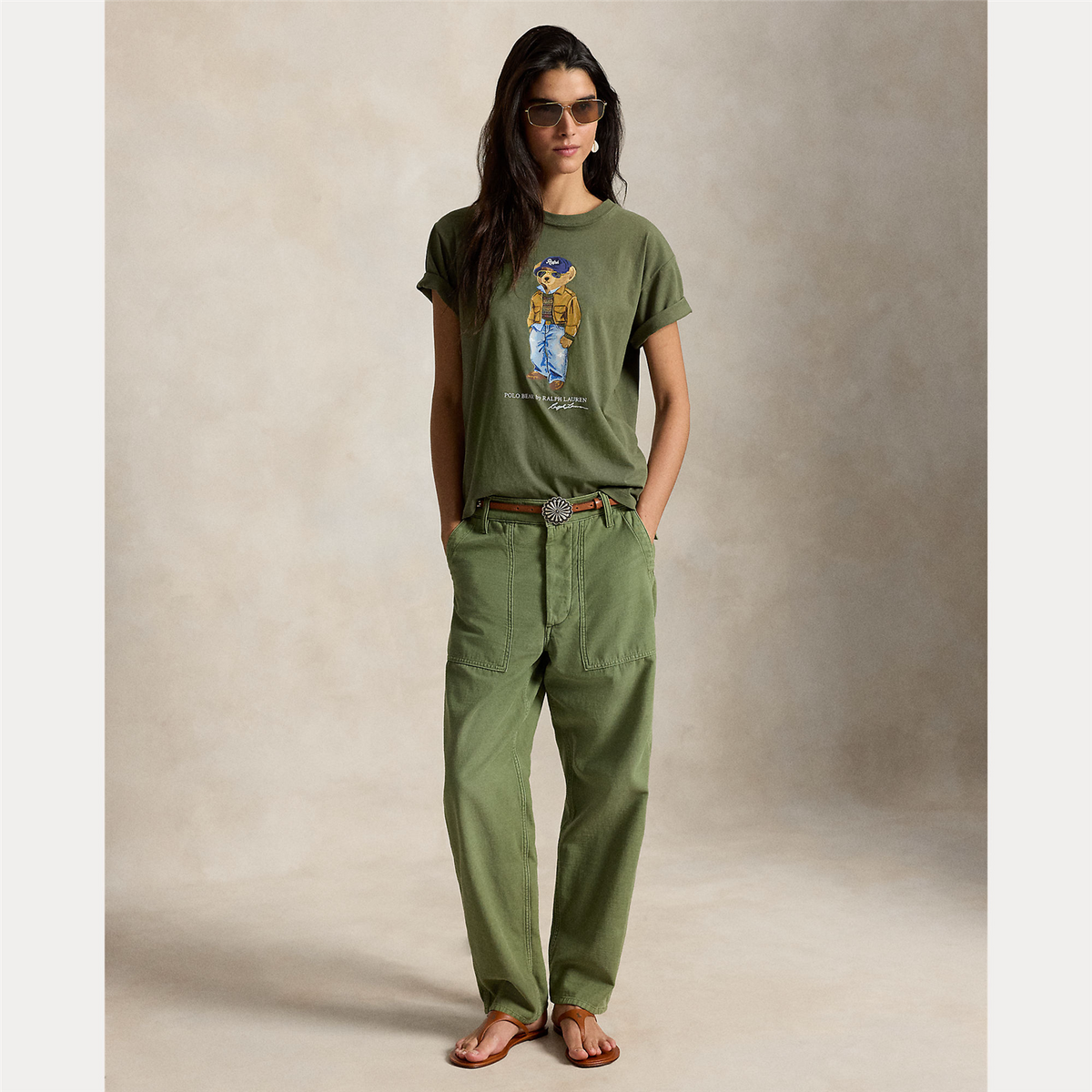 Polo Bear Cotton Jersey T-shirt