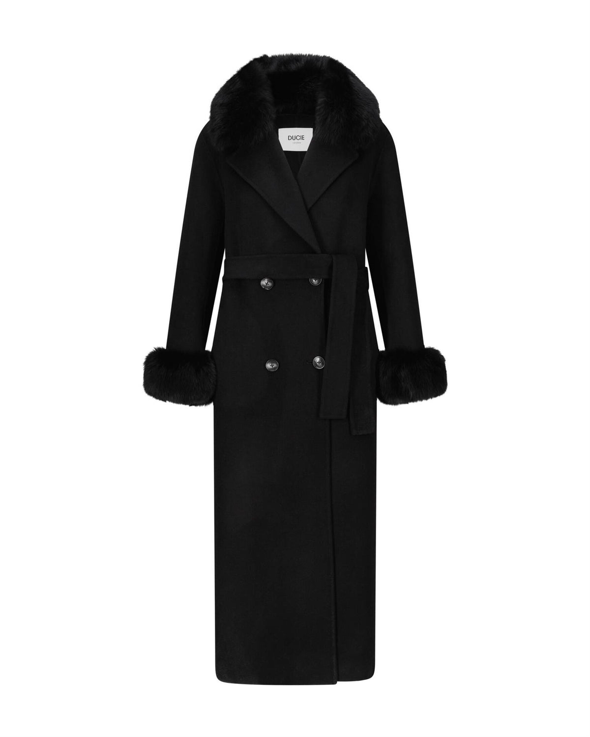 MARTA MAXI FAUX BLACK
