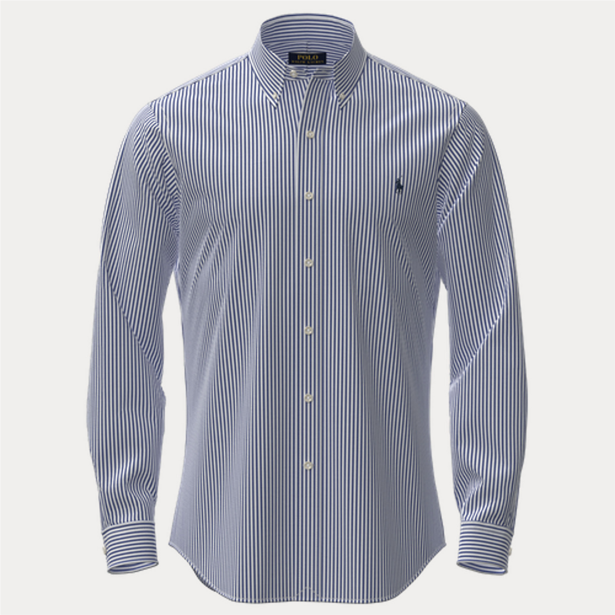 Cusom Fit Striped Poplin Stretch