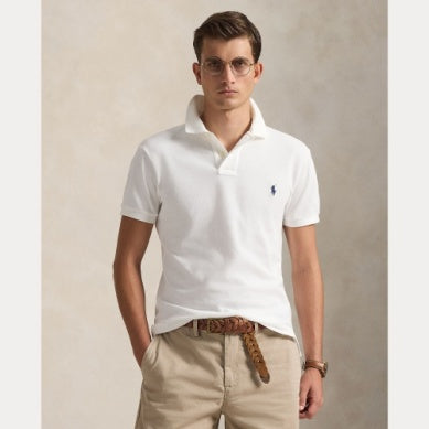 Slim Fit Mesh Polo Shirt