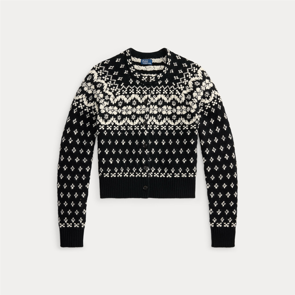 FAR ISLE WOOL BLEND CARDIGAN