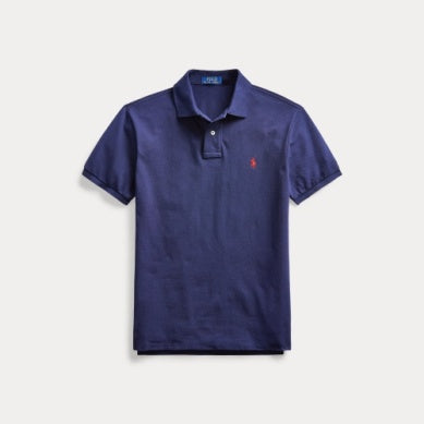 Slim Fit Mesh Polo Shirt