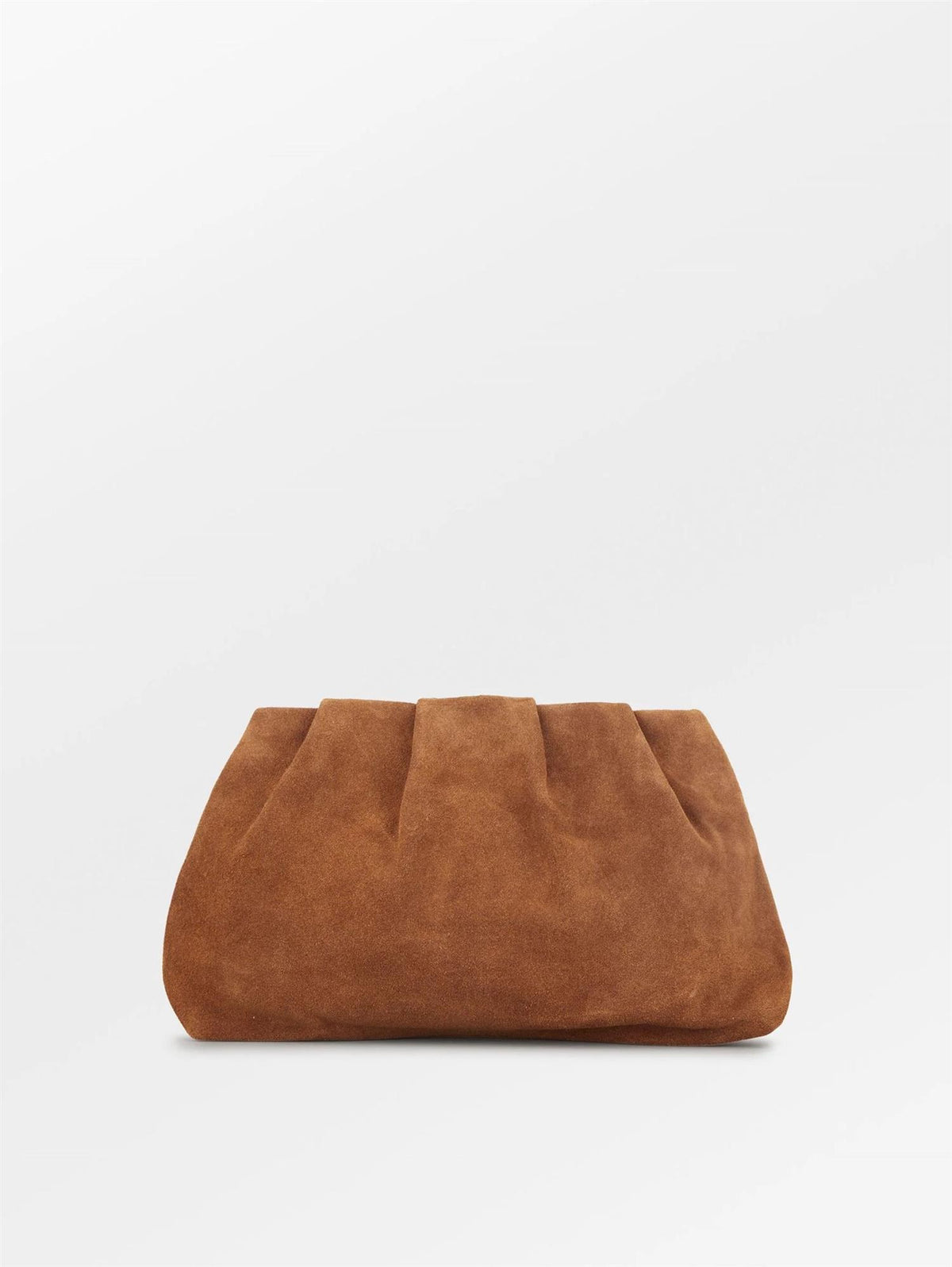Suede Clutch Bag