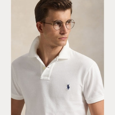 Slim Fit Mesh Polo Shirt