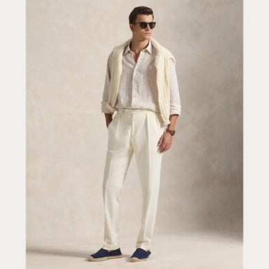 Custom Fit Striped Linen Shirt