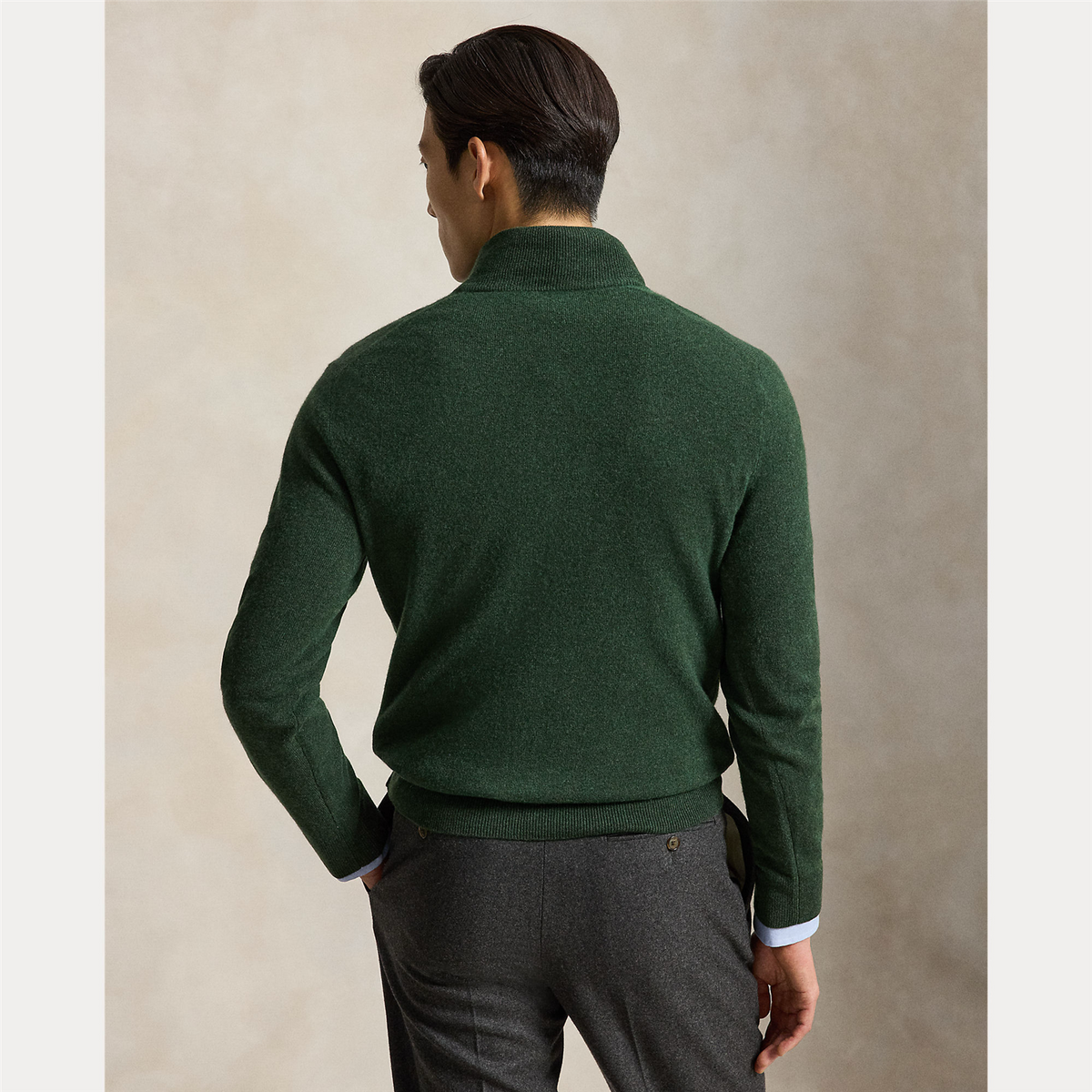 Wool Quarter-Zip Pullover