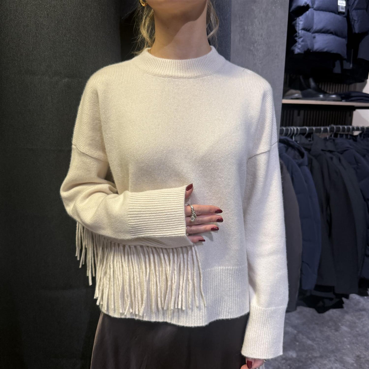 Boxy Fringes Biker