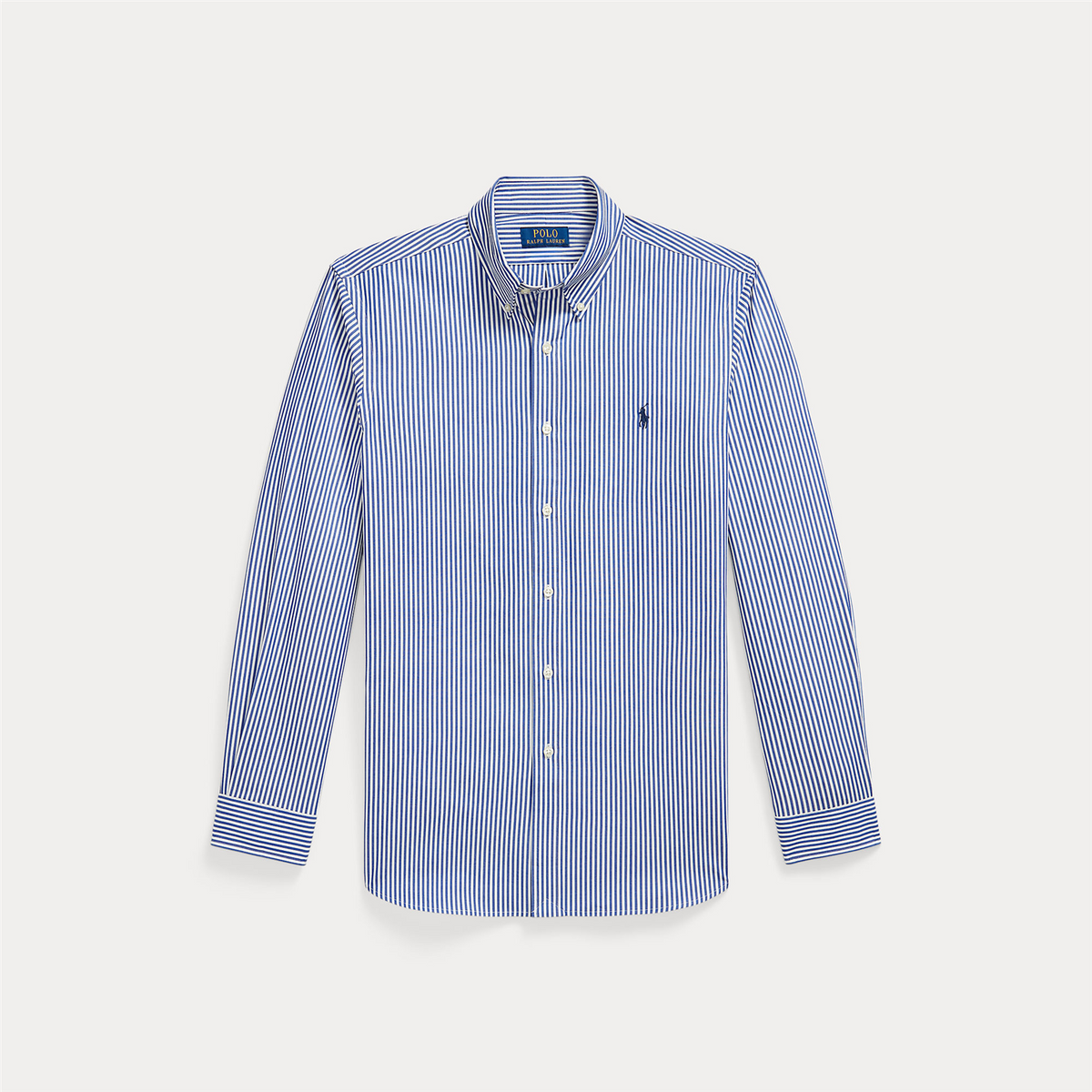 Cusom Fit Striped Poplin Stretch