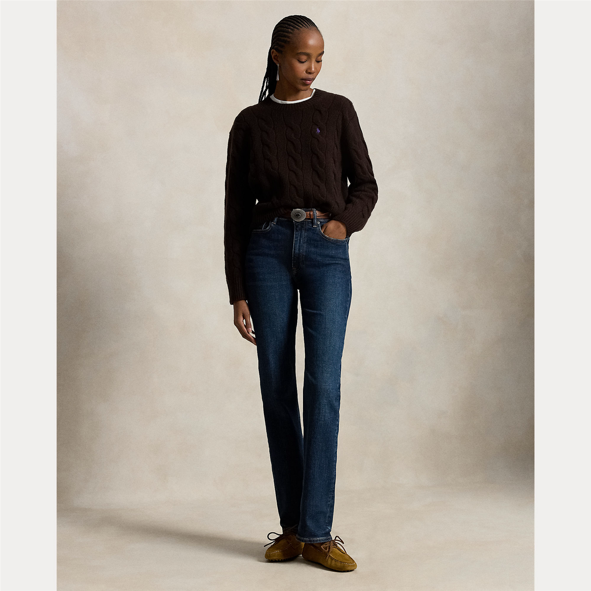 Cable Wool Crewneck