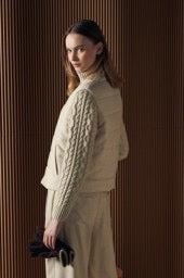 JACKET KNITTED ARMS