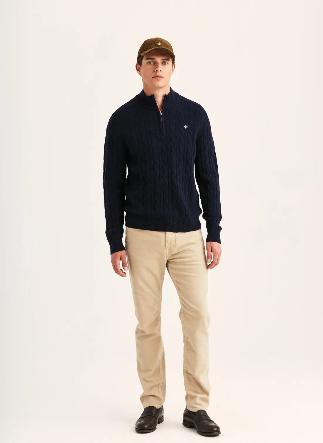 Hertford Cable Half Zip