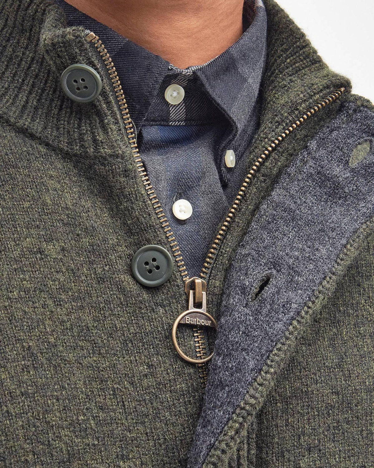 Essential Patch Zip Through Jumper