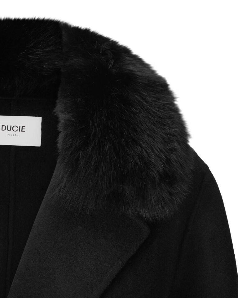 MARTA MAXI FAUX BLACK