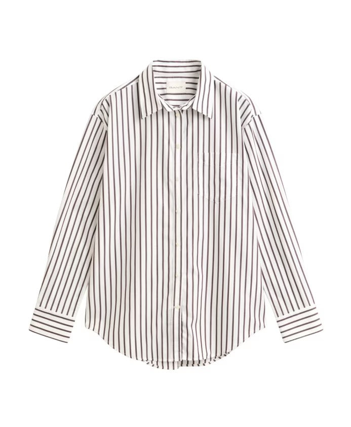 Striped Poplin Shirt
