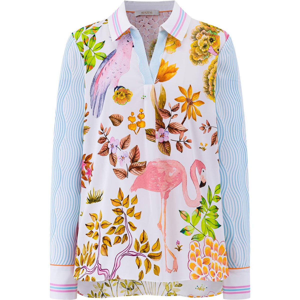 Blouse parrot