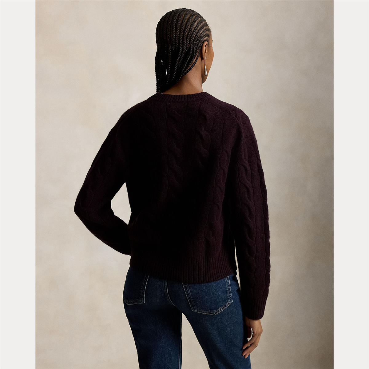 Cable Wool Crewneck
