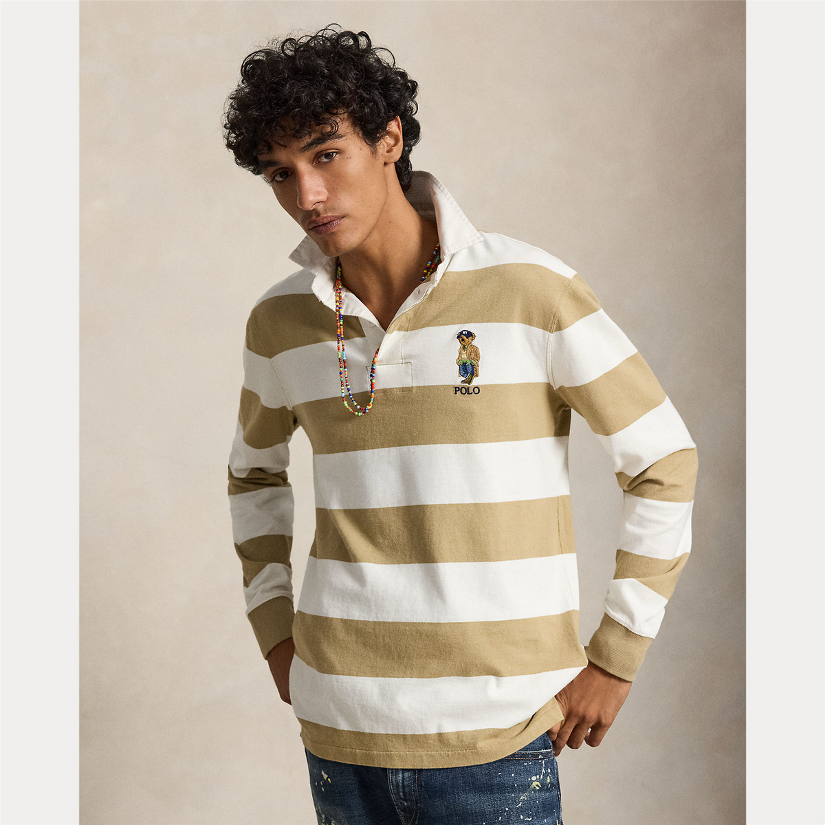 Classic Fit Polo Bear Rugby Shirt