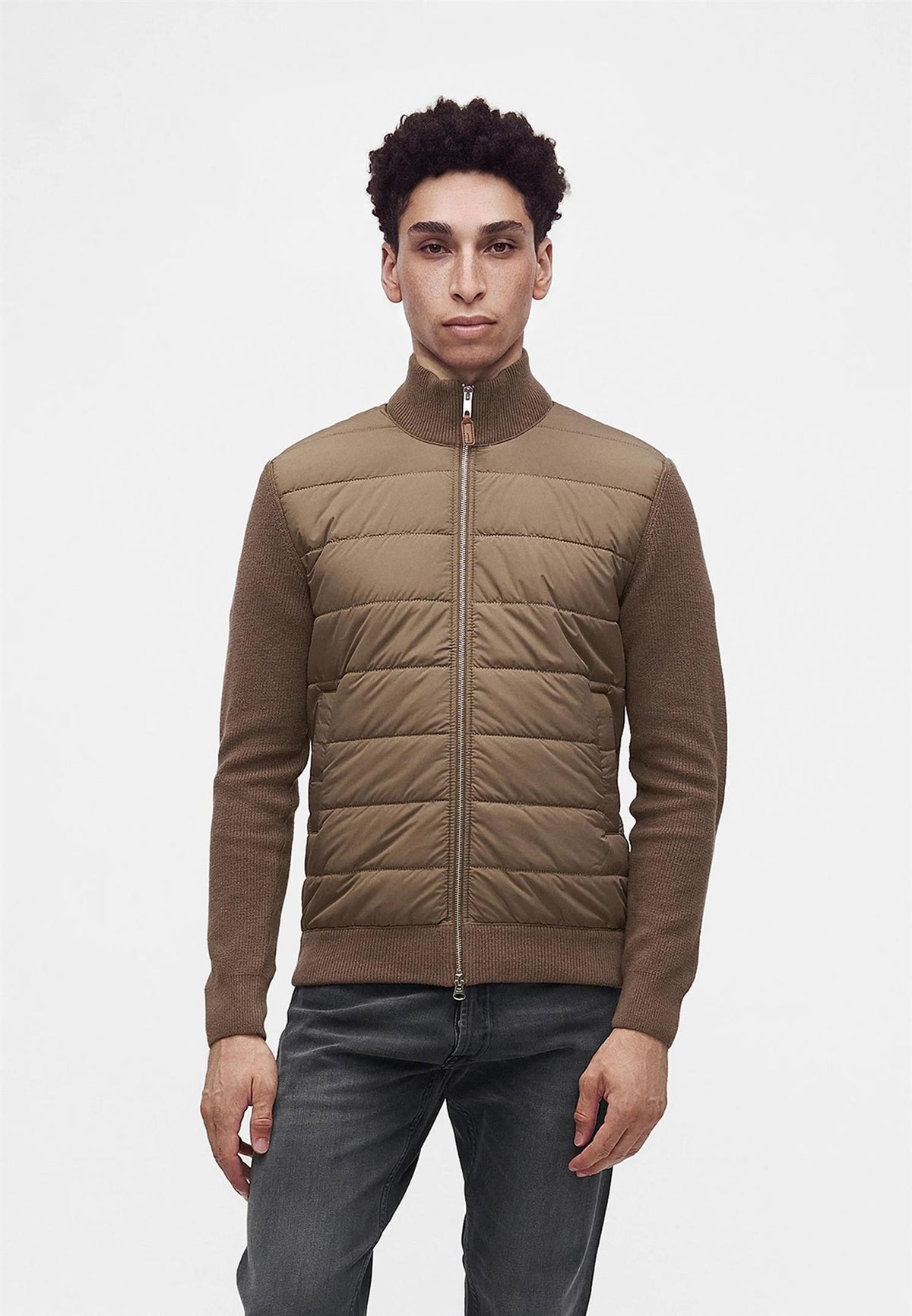 Hybrid Zipped Cardigan