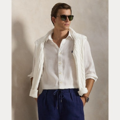 Long Sleeve Linen Shirt (CUSTOM FIT)