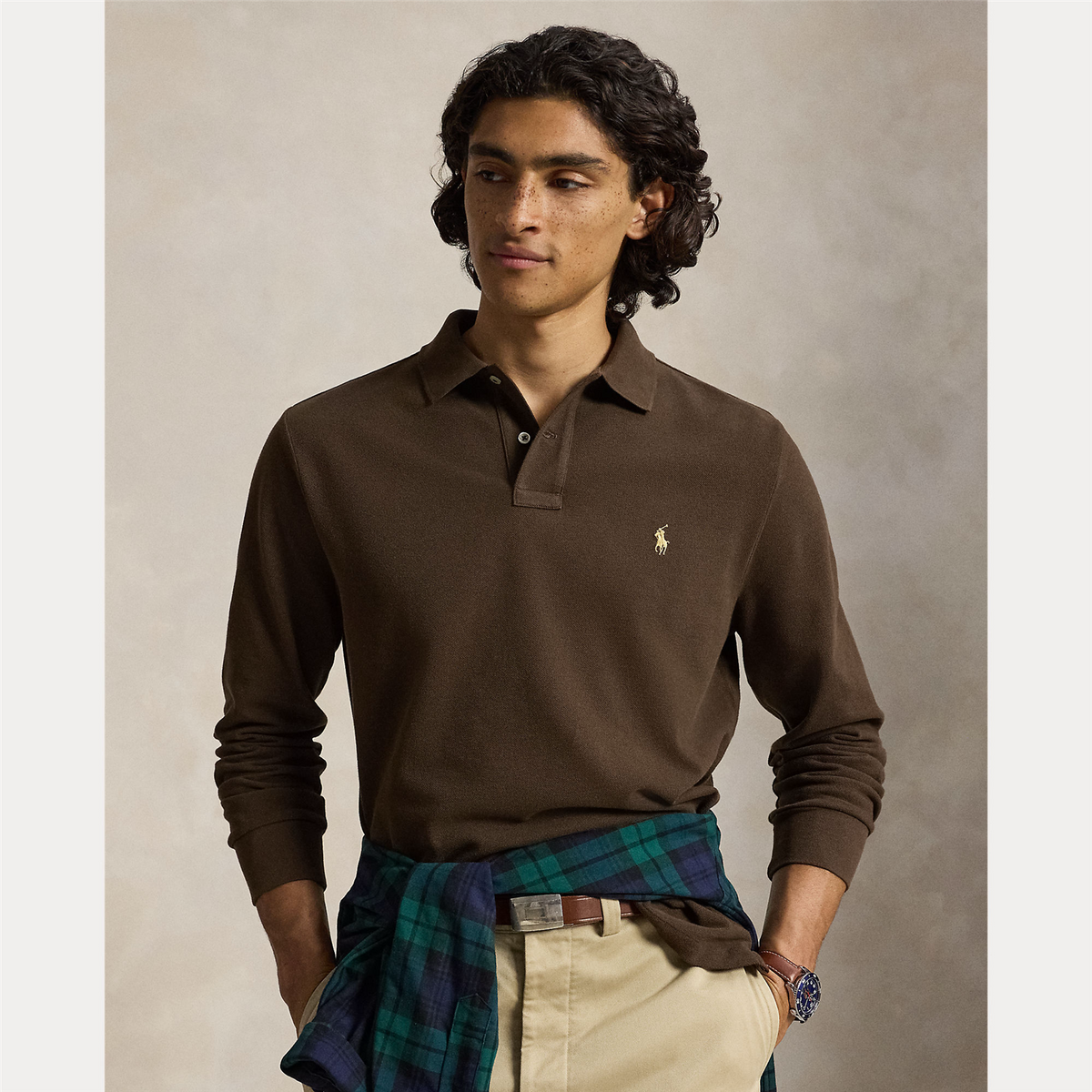 Custom Slim Fit Mesh Polo Shirt