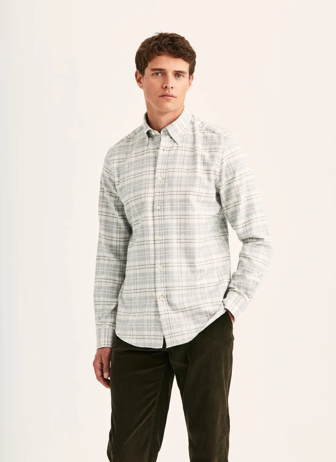 Flannel Mouline Shirt Slim fit