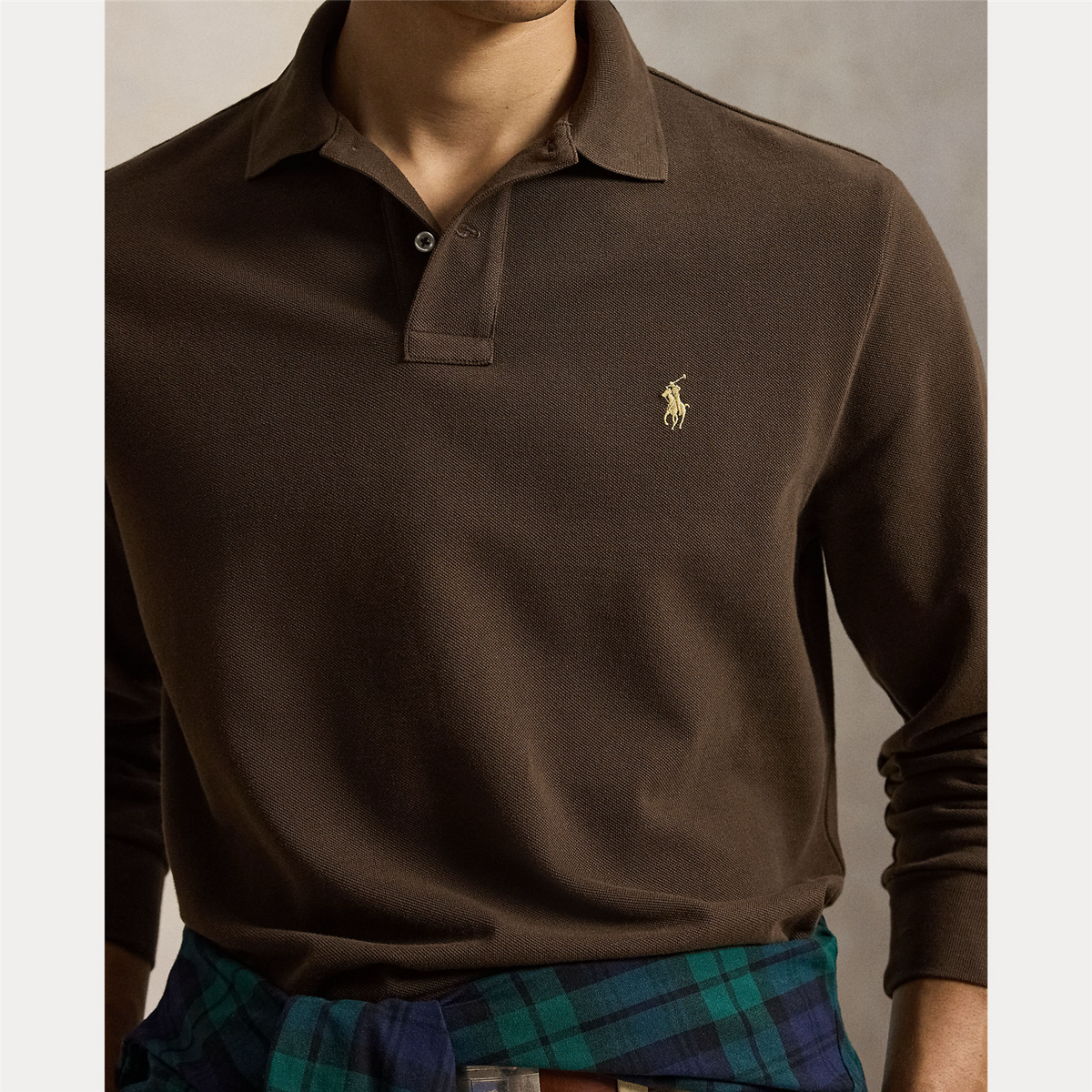 Custom Slim Fit Mesh Polo Shirt