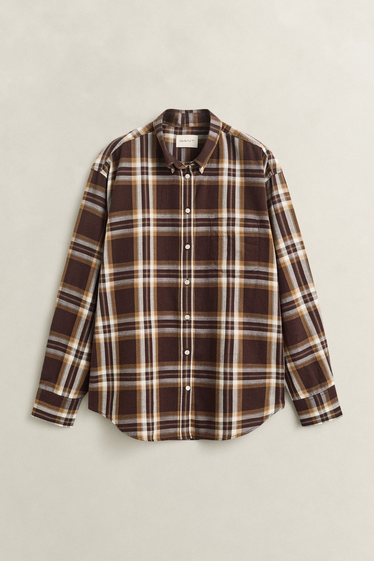 Relaxed Checked Flannel Shirt