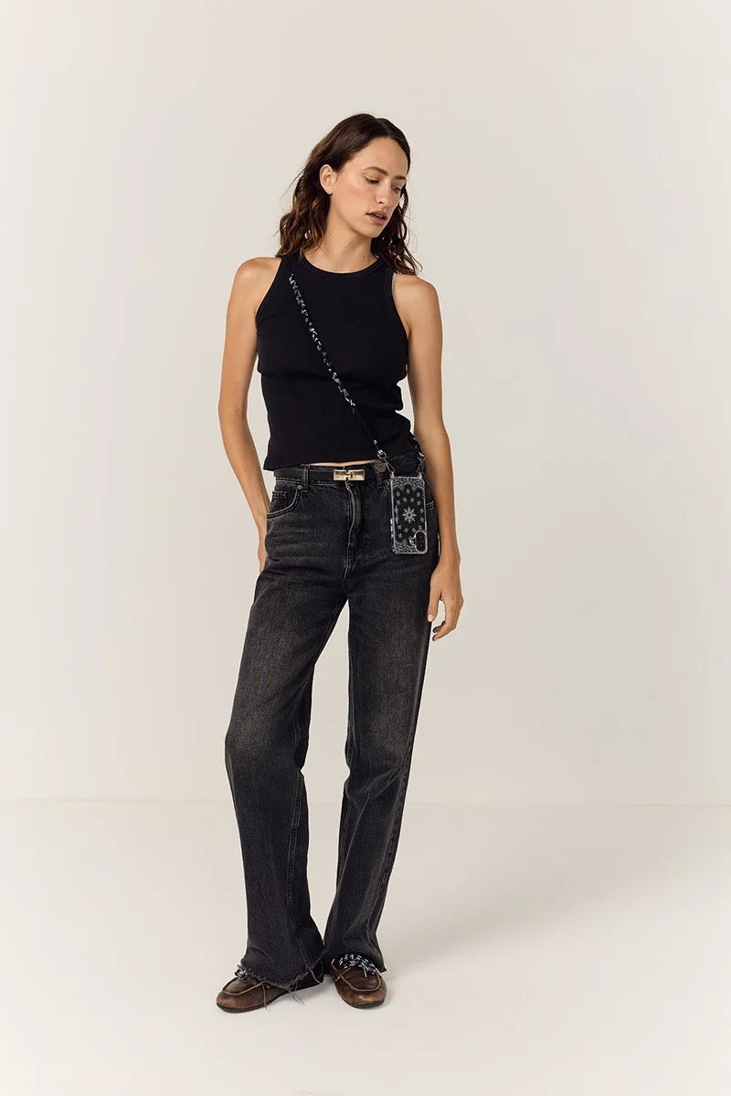 DELLABANDANA NOIR TRESSE