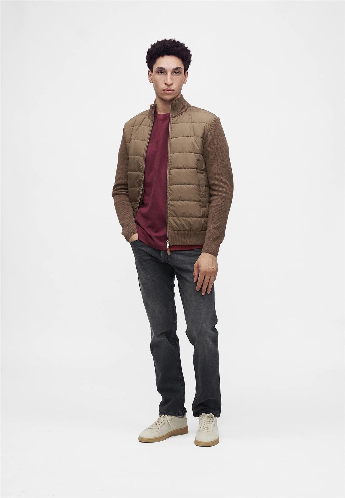 Hybrid Zipped Cardigan