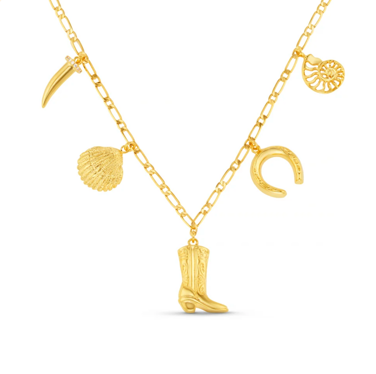 Eclectic Western Charm Necklace