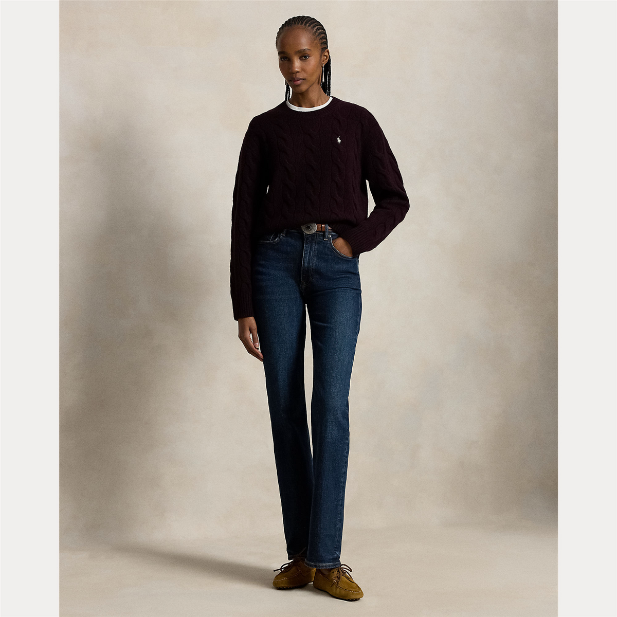 Cable Wool Crewneck