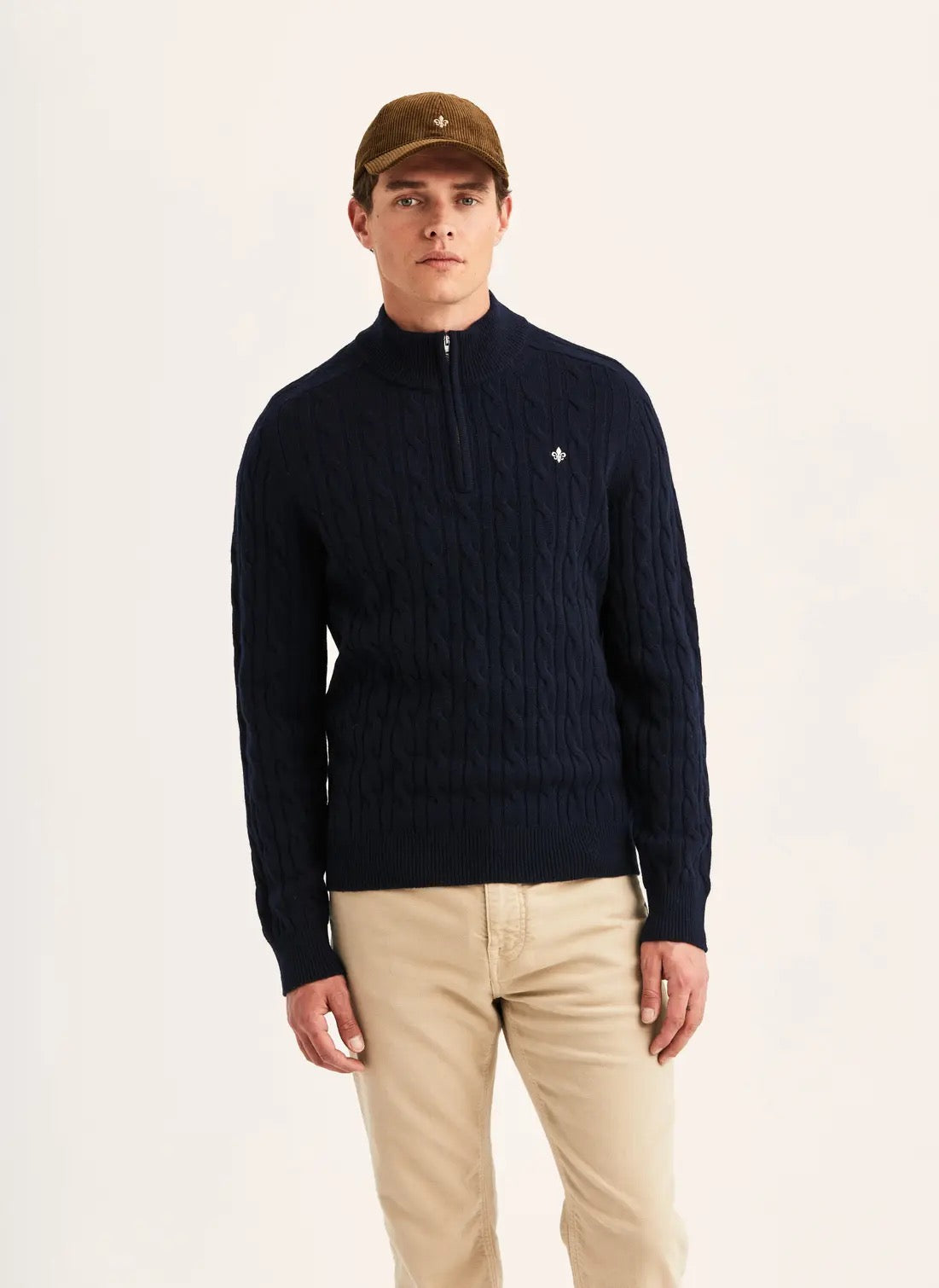 Hertford  Cable Half Zip