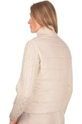 JACKET KNITTED ARMS