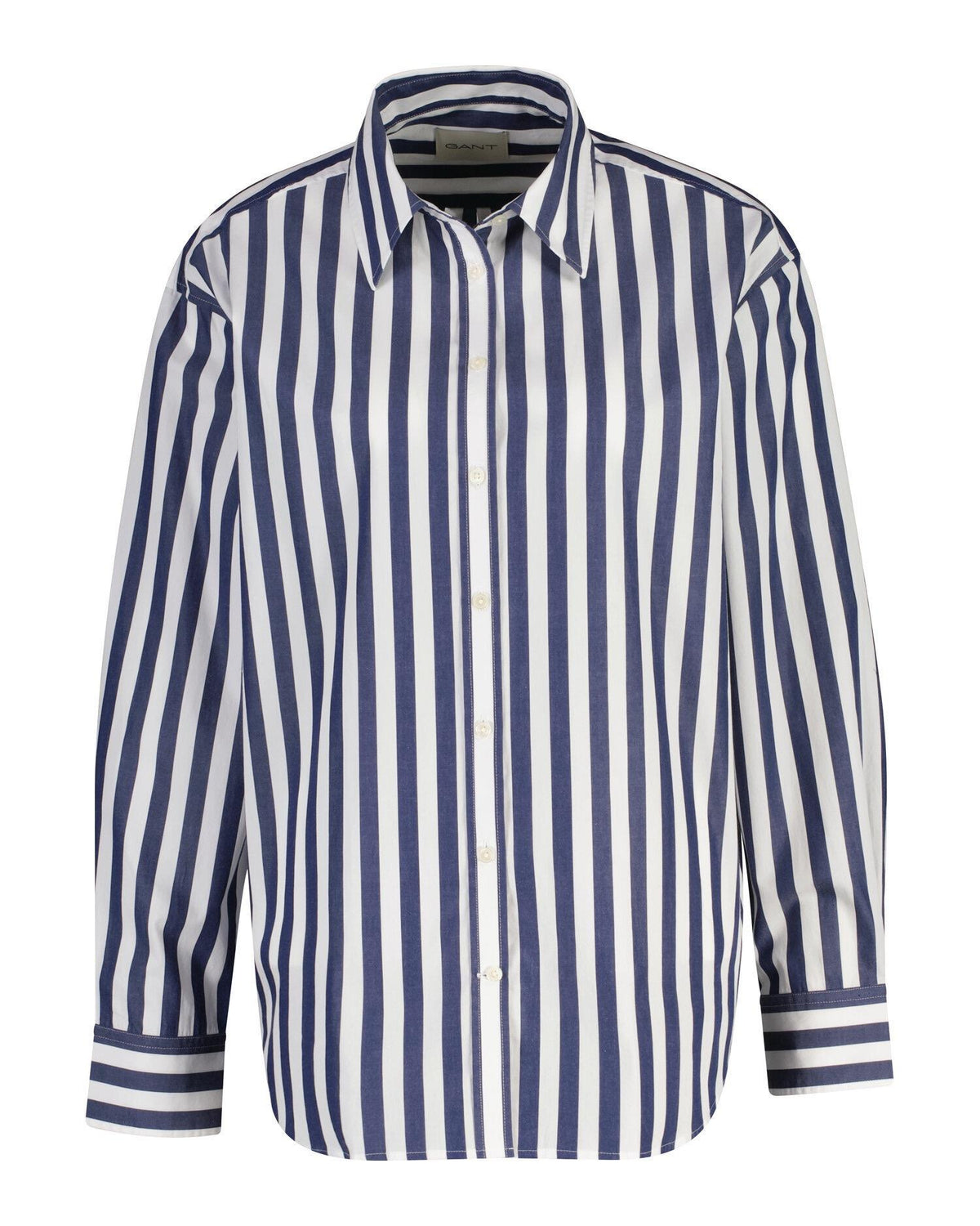 Relaxed Striped Classic Poplin