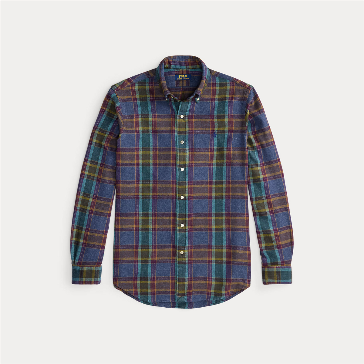 Custom Fit Plaid Flannel Shirt
