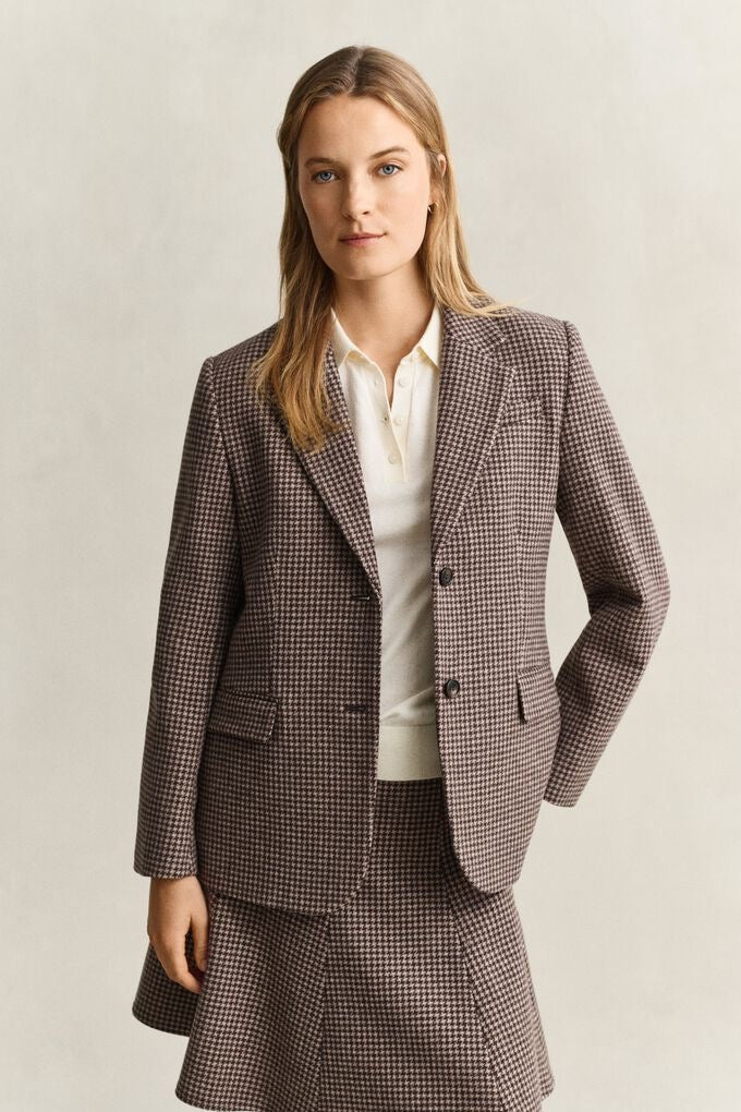 Reg Houndstooth Blazer