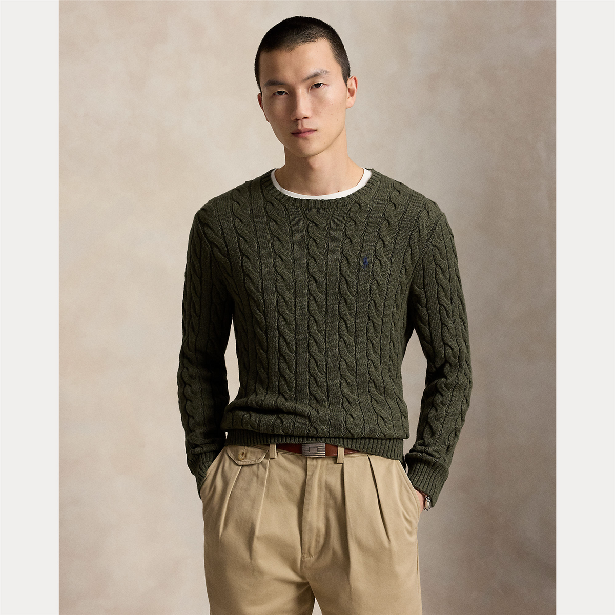 Cable Knit Cotton  Jumper
